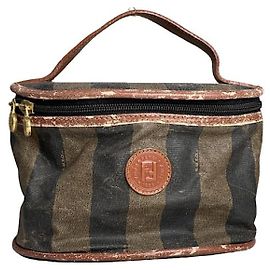 Borsa a mano in pelle marrone Fendi Baguette