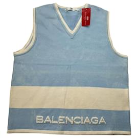 Blaue Baumwollstrickware von Balenciaga