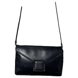 Bolsa de couro preta Givenchy 4G