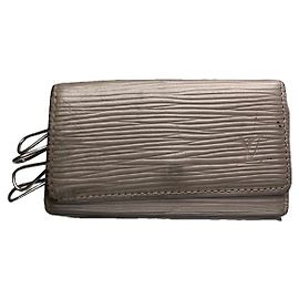 Borsa in pelle grigia Lockme di Louis Vuitton