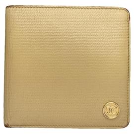 Chanel 2.55 Beiger Leder Geldbeutel