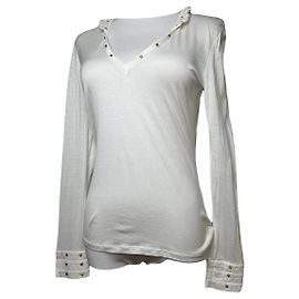 Top de algodão branco da Gucci