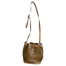 Céline Borsa a secchiello in pelle dorata Celine