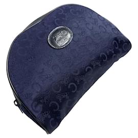 Borsa clutch in poliestere blu Celine C charm - Céline
