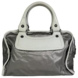 Céline Borsa in pelle argentata Celine