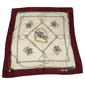 Celine Anelli di foulard Sciarpa in seta multicolore - Céline
