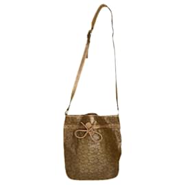 Borsa a secchiello in pelle marrone Celine - Céline