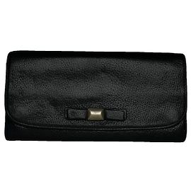 Miu Miu Black Leather Wallet
