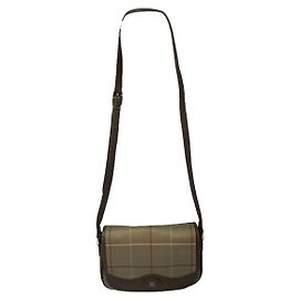 Burberry The Link Borsa a mano in pelle marrone