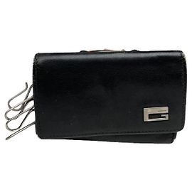 Bolsa de couro preto Gucci GG Blooms