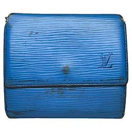 Louis Vuitton Twist Blue Leather Wallet