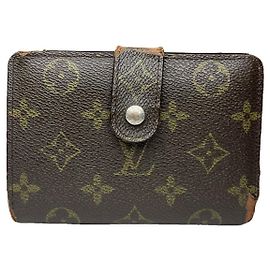 Louis Vuitton Flore Brown Leather Wallet