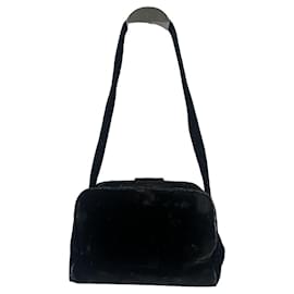 Prada Re-Edition 2002 schwarze Baumwollhandtasche