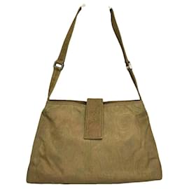 Etro grünes Baumwollhandtasche