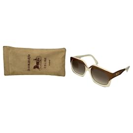 Gafas de sol de plástico blanco Celine - Céline