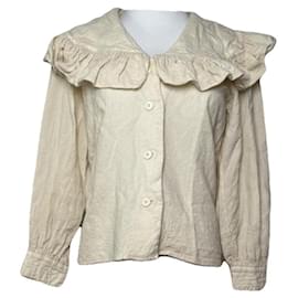 Beige Wollstrickwaren von Yves Saint Laurent