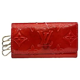 Borsa in pelle verniciata rossa Lockme di Louis Vuitton