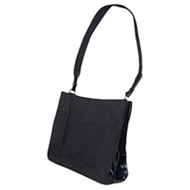 Sac à main en coton noir Prada Cleo