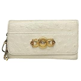 Gianni Versace White Ostrich Purse