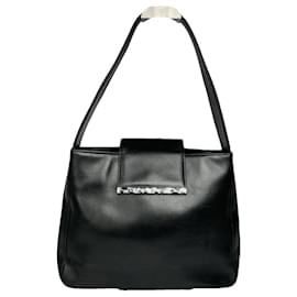 Sac à main en cuir noir Valentino Garavani Rockstud Hobo
