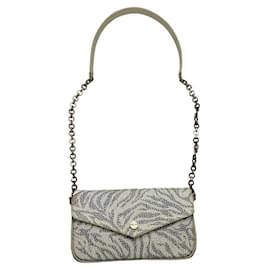 Borsa a mano in pelle bianca BORBONESE - Autre Marque