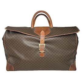 Céline Borsa a secchiello in pelle marrone Celine