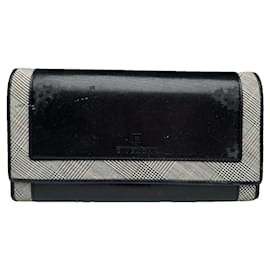 Portafoglio in pelle nera Givenchy GV3