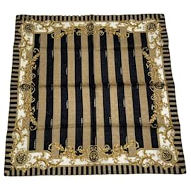 Sciarpa di seta marrone Fendi