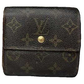 Louis Vuitton Kirigami braune Lederbörse