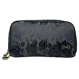 Autre Marque Nicht signierte schwarze Polyester-Clutch