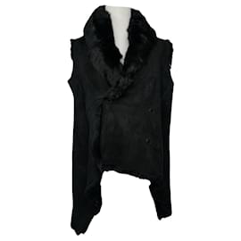Schwarze Lederjacke von Alexander Wang