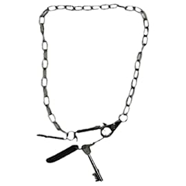 Collana in acciaio argento D&G