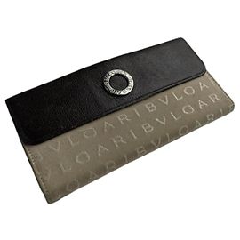 Bulgari Bvlgari Serpenti braune Lederbörse
