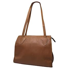 Loewe Puzzle  Brown Leather Handbag