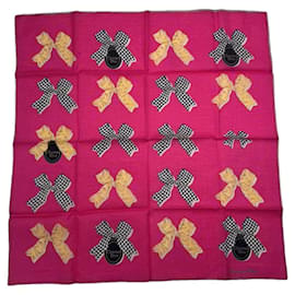 Dior Mitzah Sciarpa in Seta Oblique Rosa