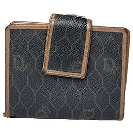 Portafoglio in pelle nera Dior 30 Montaigne