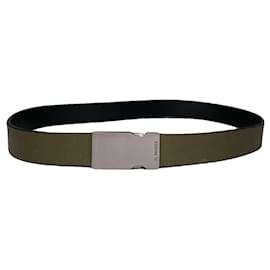 Jil Sander Khaki Leder Gürtel