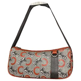 Celine Ava graue Lederhandtasche - Céline