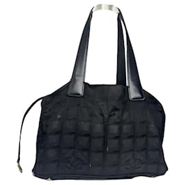 Chanel Black Cotton Handbag
