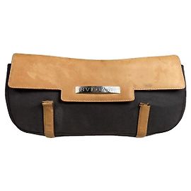 Bulgari Clutch in pelle nera Serpenti di Bvlgari