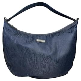 Etro blaue Polyester-Handtasche