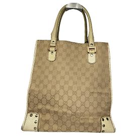 Gucci Jackie Vintage Beiger Baumwollhandtasche