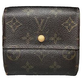 Carteira de couro marrom Joséphine Louis Vuitton