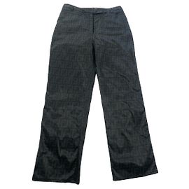 Pantalon en polyester noir Fendi