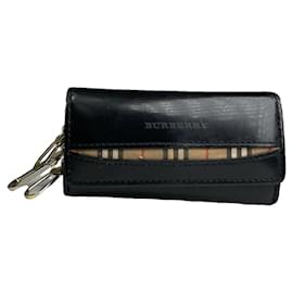 Borsa in pelle nera Burberry