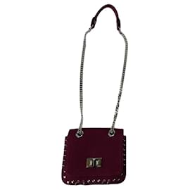 Borsa in pelle viola Emilio Pucci