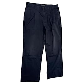 Kansai Yamamoto Navy Cotton Trouser - Autre Marque