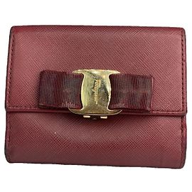 Borsa piccola in pelle rossa Salvatore Ferragamo
