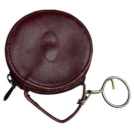 Borsa in pelle verniciata bordeaux Lady Dior