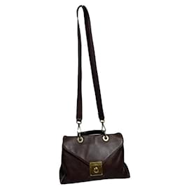 Borsa in pelle marrone Jil Sander